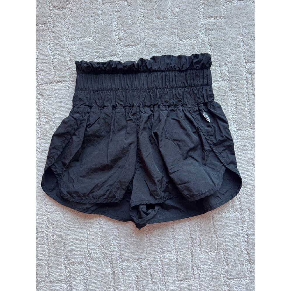 Free People Black Athletic Shorts